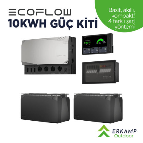 Ecoflow | 10 kWh Güç Kiti (Karavan, Ev , Dağ Evi)
