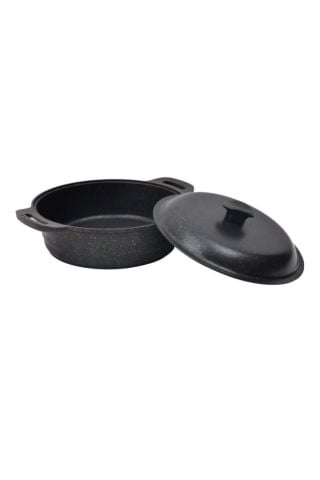 NURGAZ Granit Döküm Kamp Tenceresi 28 cm