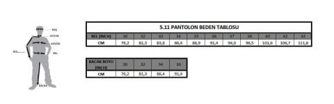 5.11 Apex Pantolon - Siyah