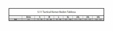 5.11 TRAINER 1 1/2 KAHVE KEMER