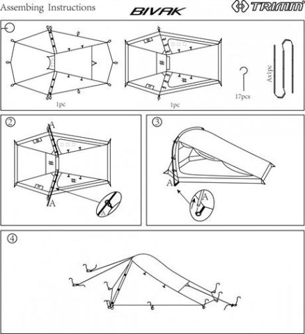 Trimm Bivak 2 Kişilik 4 Mevsim Ultralight Çadır