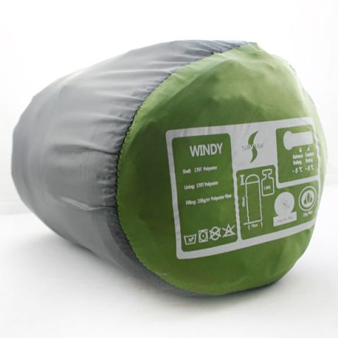 SAVAGE YS-512 -5 C Gri-Yeşil Uyku Tulumu