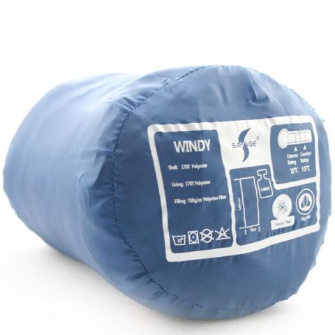 SAVAGE YS-506 Mevsimlik Koyu Mavi Uyku Tulumu