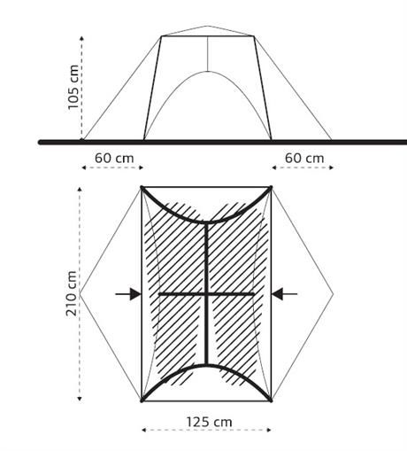 Turbat Shanta Pro 2 İki Kişilik Çadır - Alu, Sarı