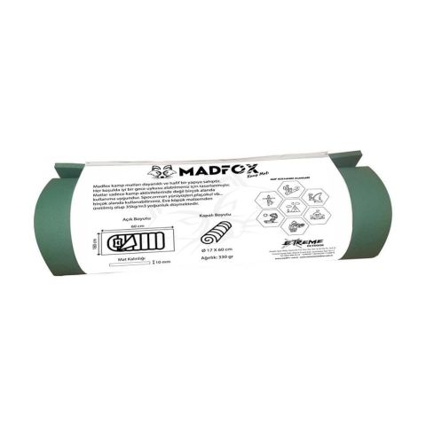 Madfox Nomad Foam Süperlight Kamp Matı - (180x60x1 Cm)