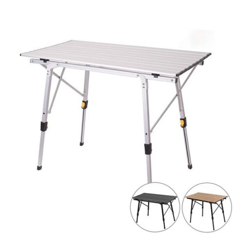 Madfox Moonlite Yükseklik Ayarlı Katlanır Kamp Masası SİLVER