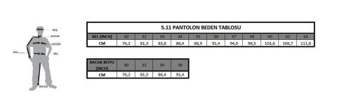 5.11 Strike W-Flex-Tac Pantolon - Kahve