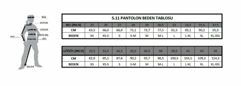 5.11 Stryke Khaki Bayan Pantolon