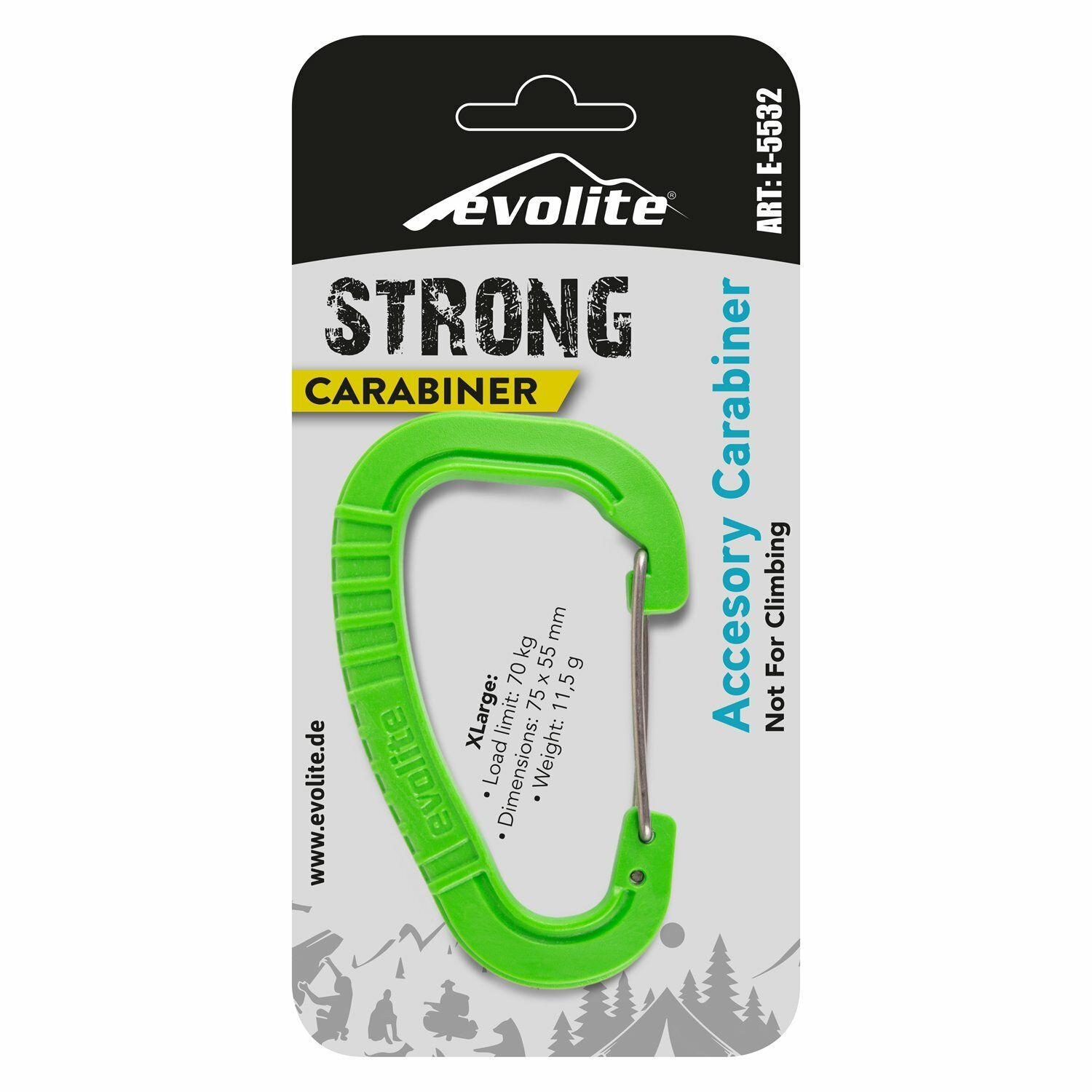 Evolite Strong Karabina XLarge - Yeşil