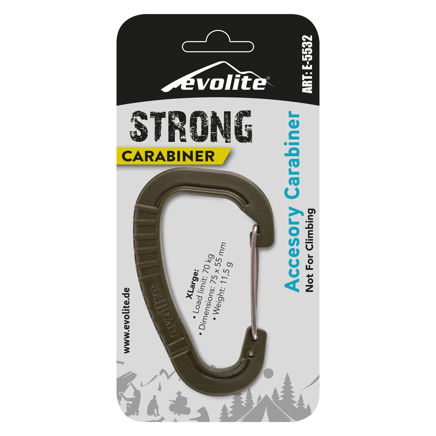 Evolite Strong Karabina XLarge - Haki