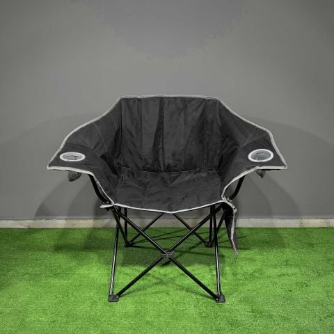 Argeus Nevgrande Comfort Katlanabilir Kamp Sandalyesi Siyah