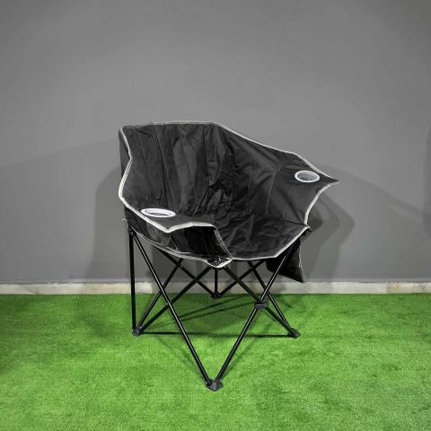 Argeus Nevgrande Comfort Katlanabilir Kamp Sandalyesi Siyah