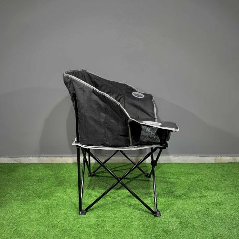 Argeus Nevgrande Comfort Katlanabilir Kamp Sandalyesi Siyah
