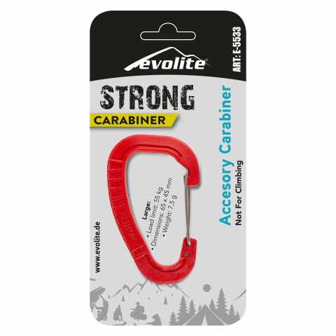 Evolite Strong Karabina Large - Kırmızı