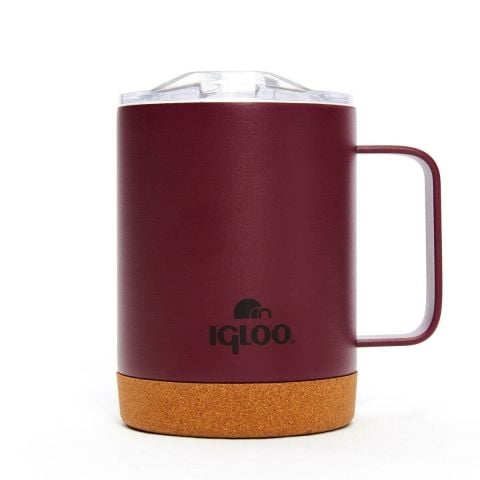 Igloo Cork Mug 350ml-Kırmızı