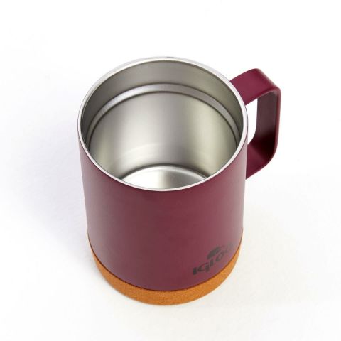Igloo Cork Mug 350ml-Kırmızı