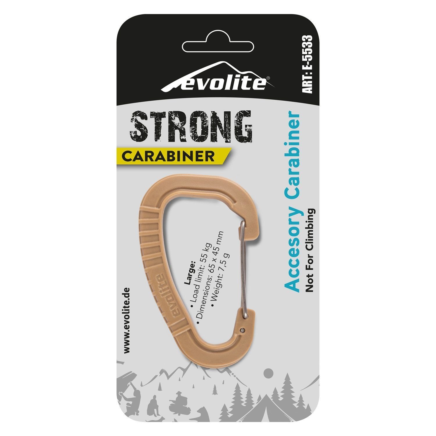 Evolite Strong Karabina Large - Bej
