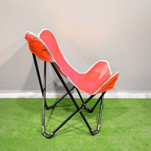Argeus Butterfly Katlanabilir Kamp Sandalyesi Kırmızı