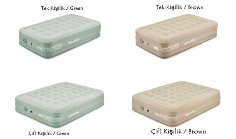 Naturehike Inflatable Anytıme One-Touch Air Bed Şişme Kamp Yatağı BROWN - CK