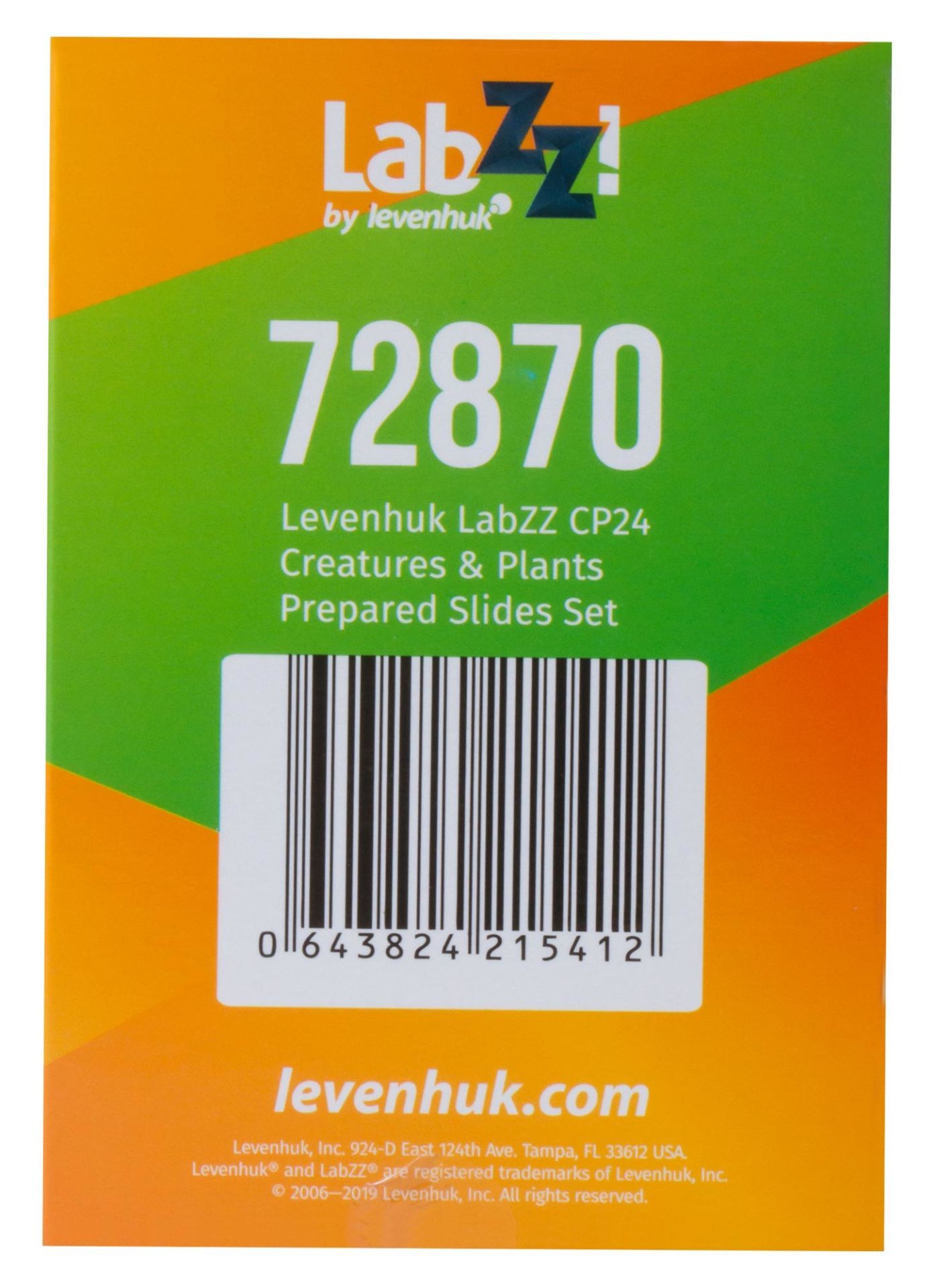 Levenhuk LabZZ CP24 Canlılar ve Bitkiler Hazırlanmış Slayt Seti