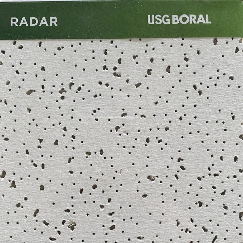 USG Radar 15mm Taşyünü Tavan Paneli