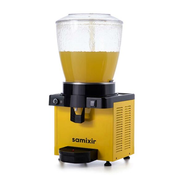 Samixir Panaromik Analog Soğuk İçecek Dispenseri, 22 L, Sarı, S22.AY