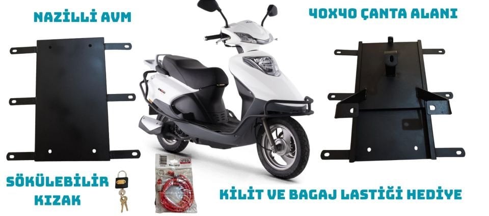 KUBA VN 50 PRO KIZAKLI KURYE PAKET DEMİRİ