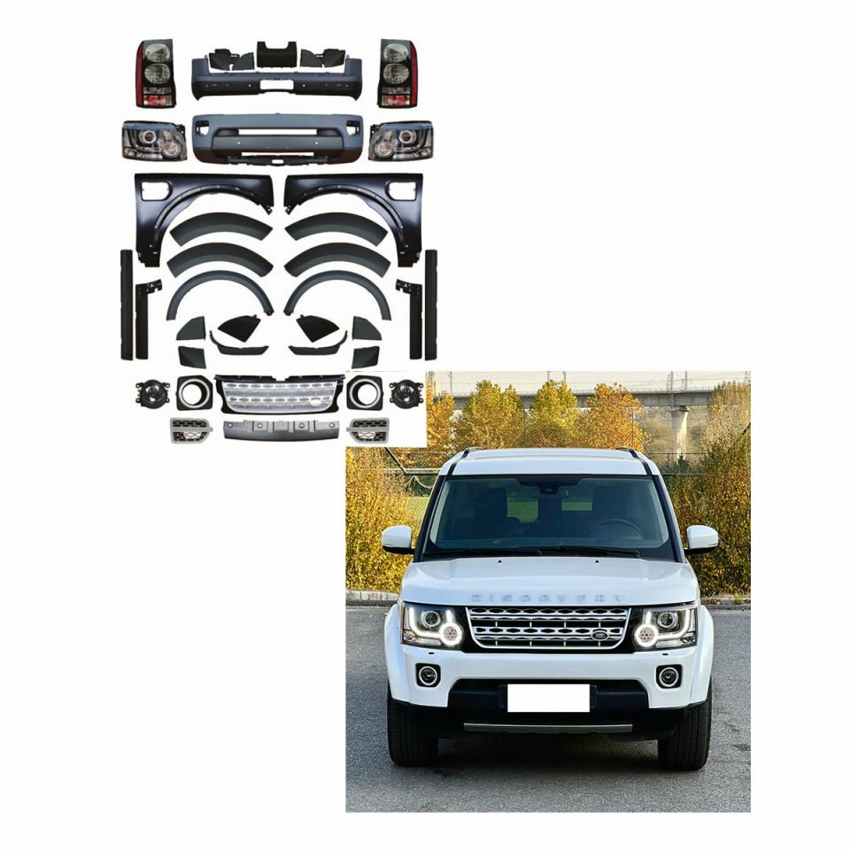 AML-LRDİSC4SET - KOMPLE BODY KİT SETİ DİSCOVERY 4 GÖRÜNÜM (DİSCOVERY S4) - İNG-İTHAL
