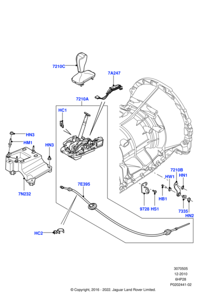 UCV500100 - VİTES TELİ 3.6/5.0 (VOGUE) - Land Rover