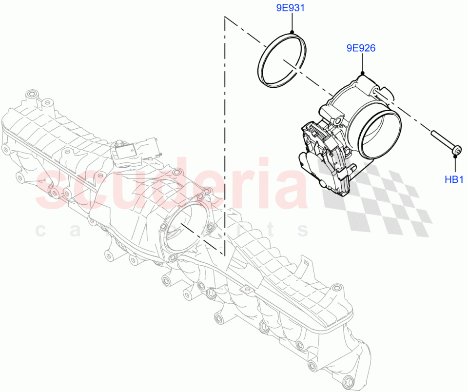 LR125519 - GAZ GELEBEĞİ 3.0 I6 DZL (VOGUE/SPORT) - Land Rover