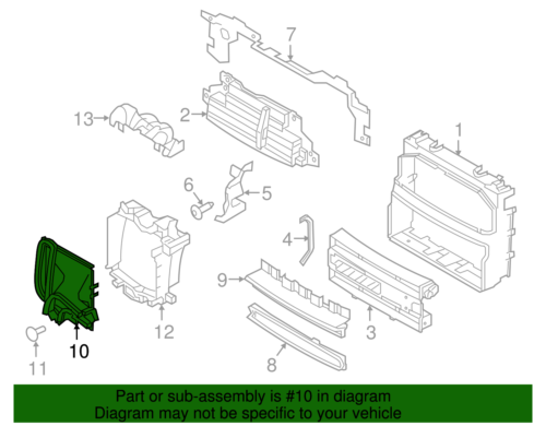 LR126065 - ÖN DEFLEKTÖR SAĞ (DİSCO/5) - Land Rover