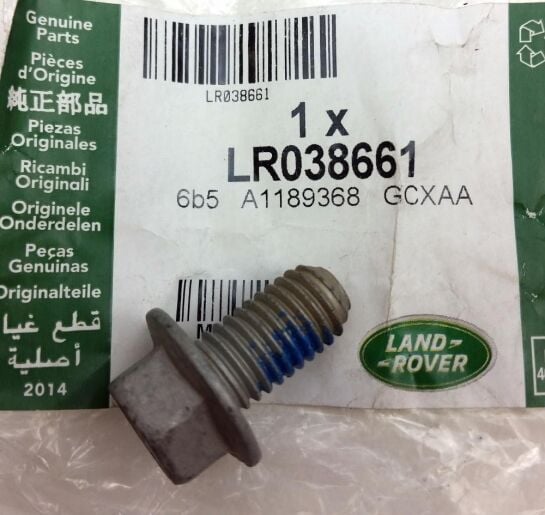 LR038661 - KONVEKTÖR VİDA(NWD-4/DİSCO-5) - Land Rover