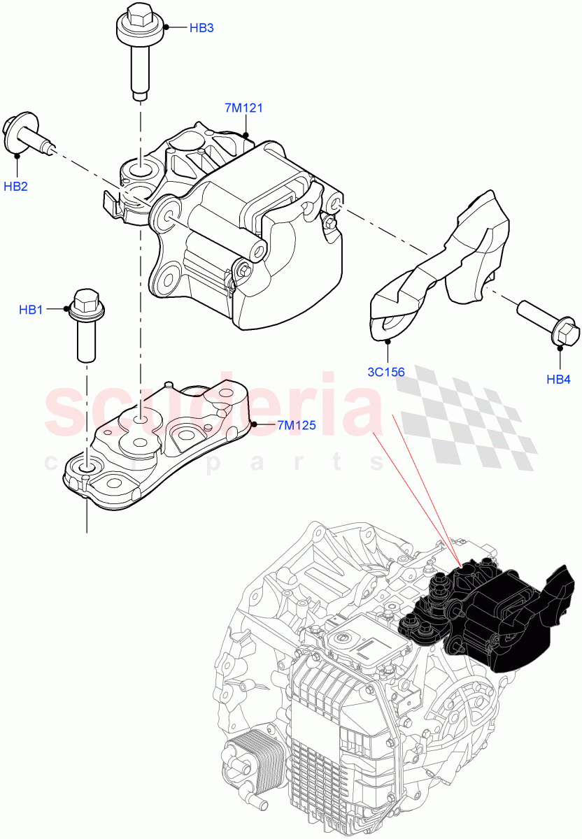 LR145277 - ŞANZIMAN TAKOZU (NEW EVOGUE) - Land Rover