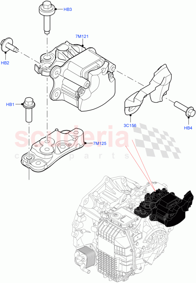 LR145277 - ŞANZIMAN TAKOZU (NEW EVOGUE) - Land Rover