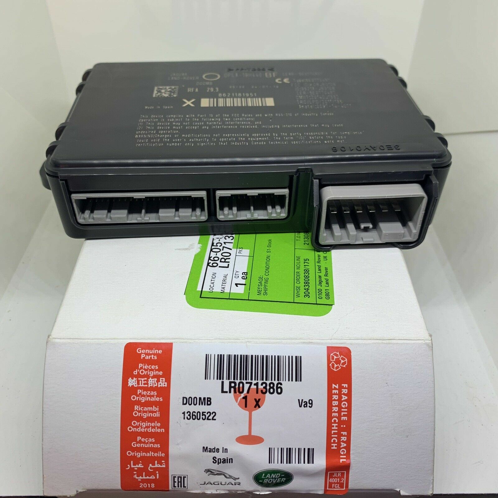 LR071386 - ALARM KONTROL MODÜL (NWD4/EVOQUE) - Land Rover