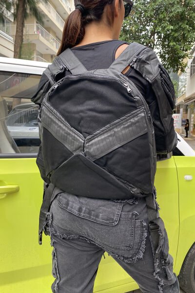 Tasarım Kollu Unisex Sırt Çantası