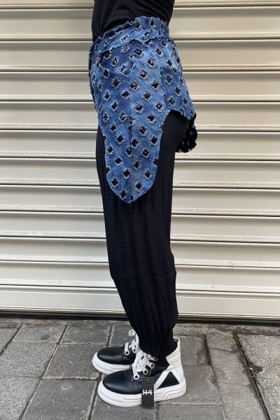 Etekli Tasarım Oversize Pantolon
