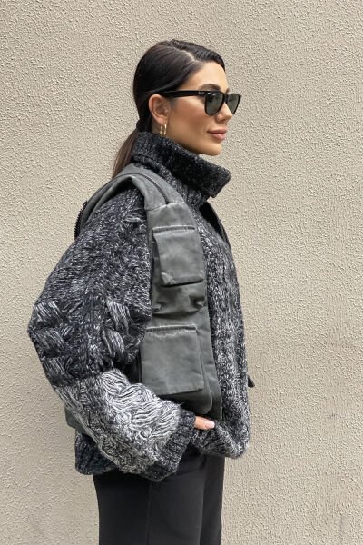 Tasarım Unisex Sırt Çantalı Yelek
