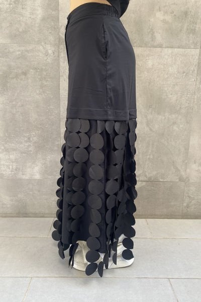 Tasarım Oversize Saçaklı Etek