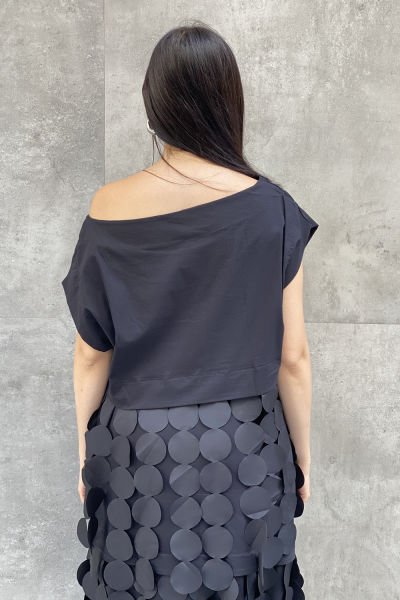 Tasarım Oversize Saçaklı Bluz