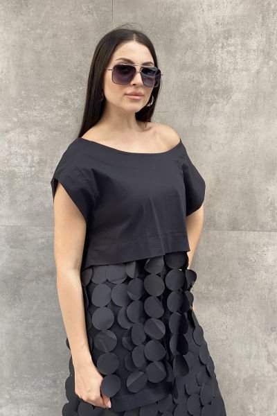 Tasarım Oversize Saçaklı Bluz