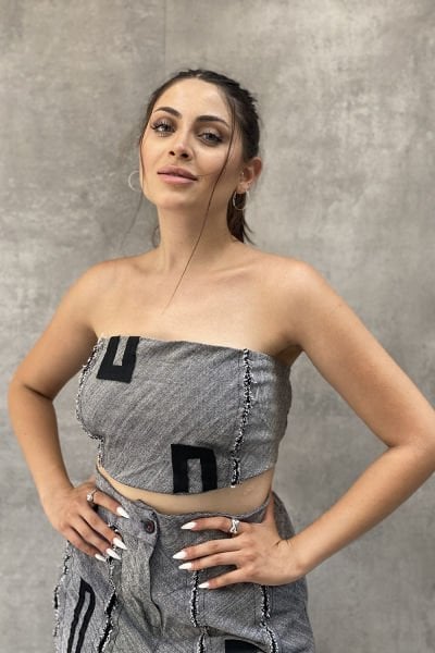 ''H Wear'' Tasarım Lastikli Crop