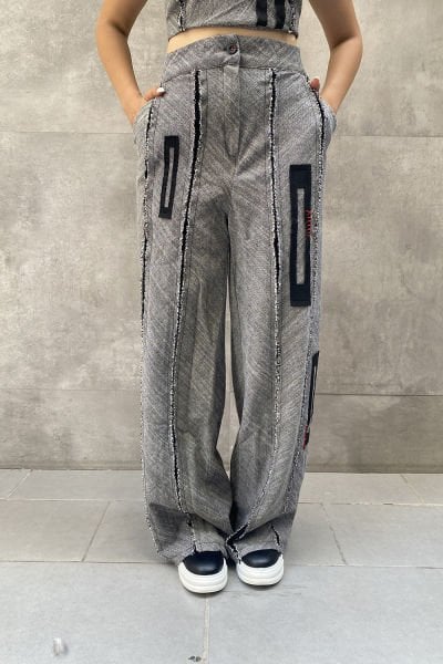 ''H Wear'' Tasarım Oversize Pantolon