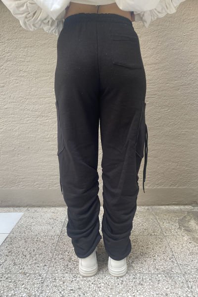Tasarım Oversize Büzgülü Pantolon
