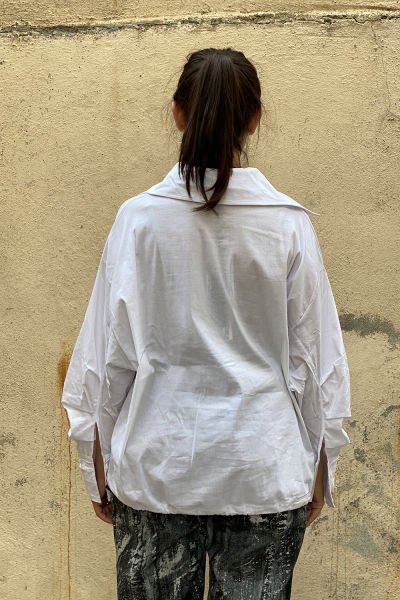 Fiyonk Tasarım Oversize Gömlek