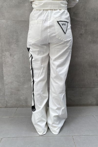 ''Start!'' Konsept Oversize Fileli Pantolon