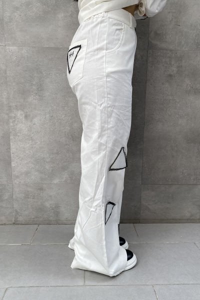 ''Start!'' Konsept Oversize Fileli Pantolon