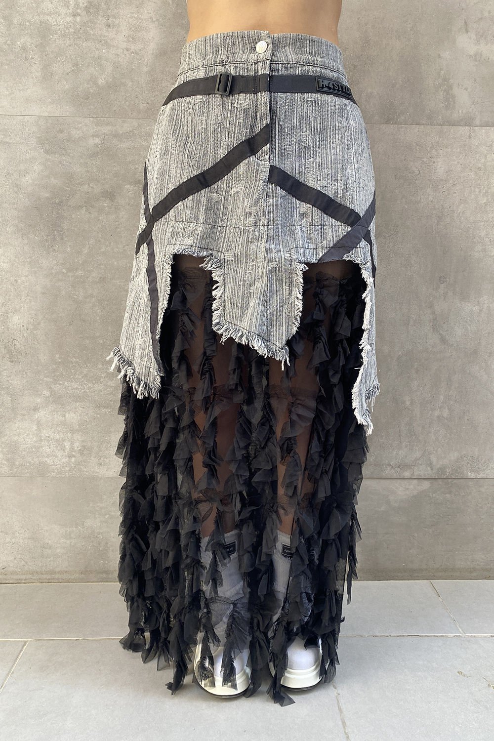 ''H4 Style'' Tasarım Oversize Tüylü Etek