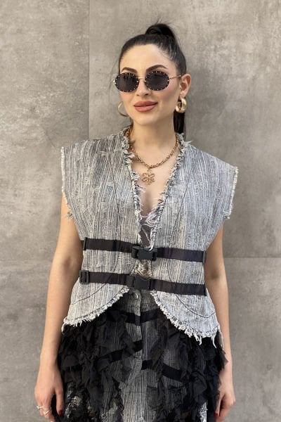 ''H4 Style'' Tasarım Oversize Yelek