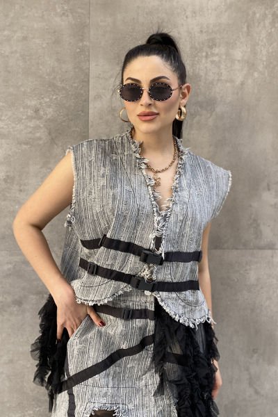 ''H4 Style'' Tasarım Oversize Yelek